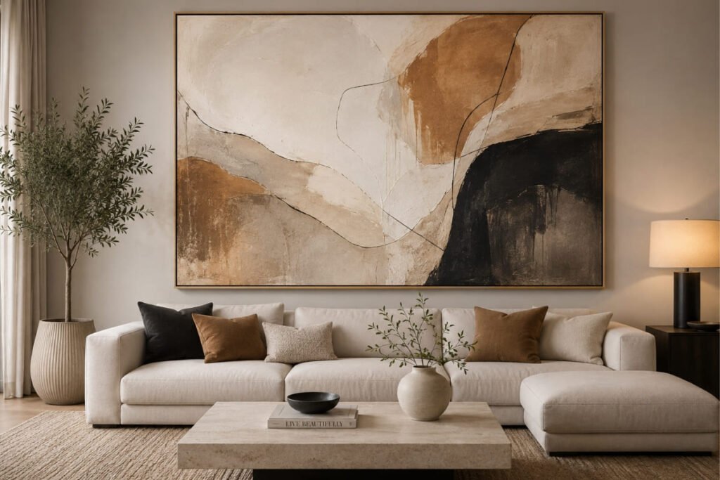 Oversized Abstract Wall Art