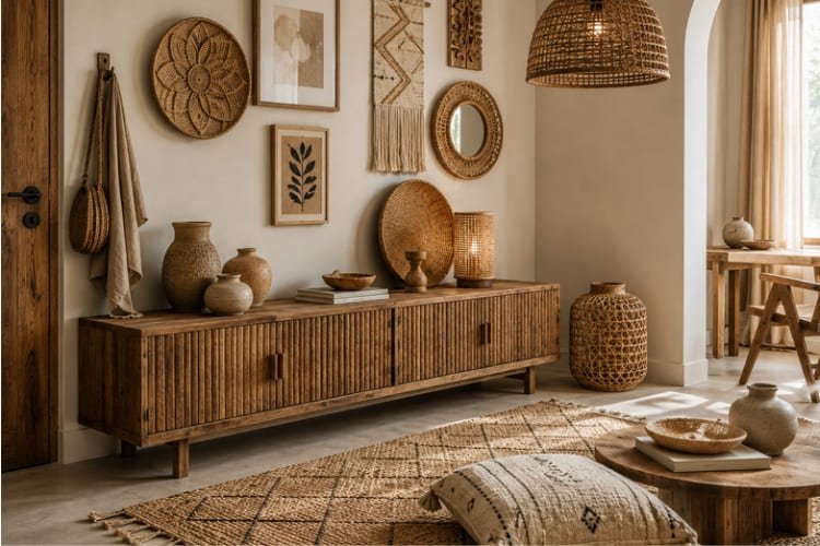 Boho Decor With Natural Textures