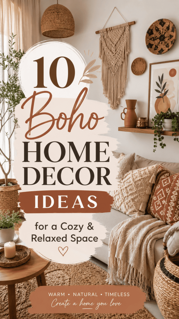 Boho Home Decor Ideas for a Cozy & Stylish Space