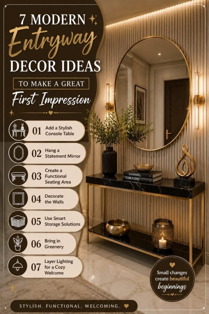 Modern Entryway Decor Ideas to Make a Great First Impression