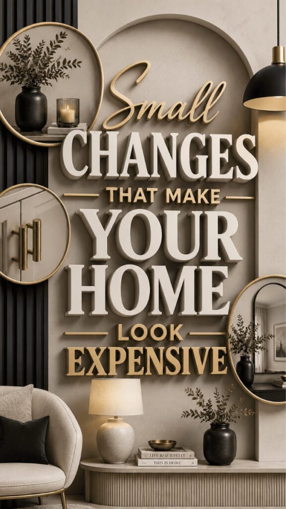 Small Changes That Make Your Home Look Expensive