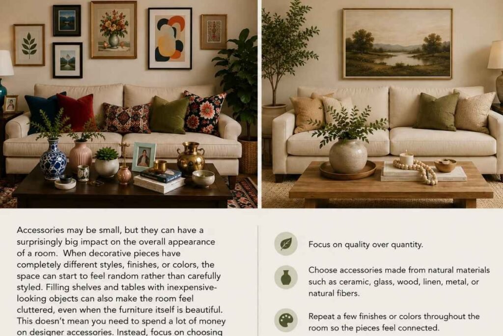 Using Cheap-Looking or Mismatched Accessories