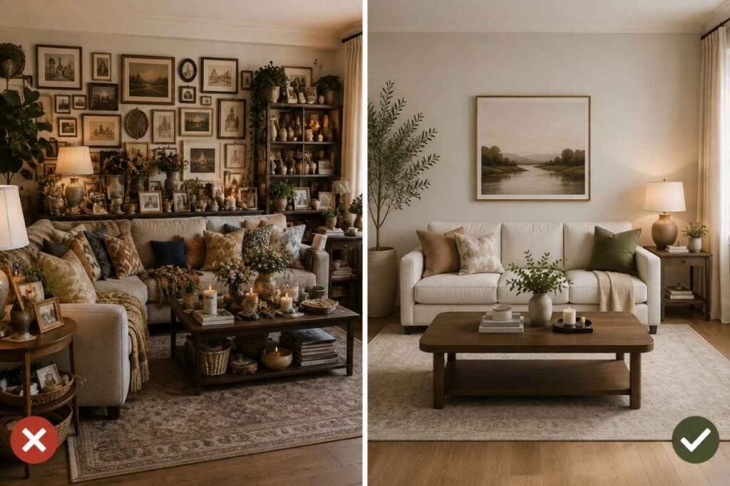 Overloading the Room With Decor