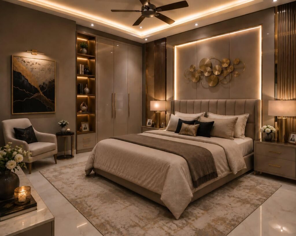 Elegant Guest Bedroom for a Luxurious & Cozy Stay