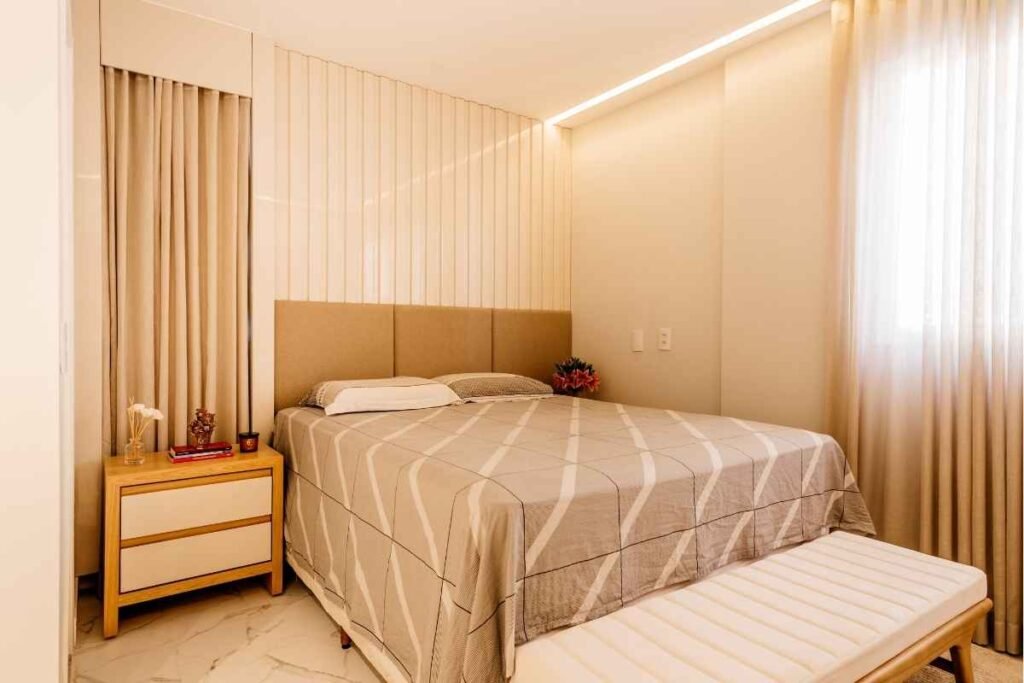 Soft Beige Guest Bedroom