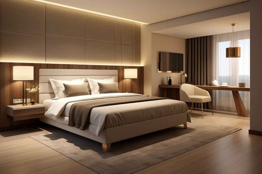Contemporary Guest Bedroom