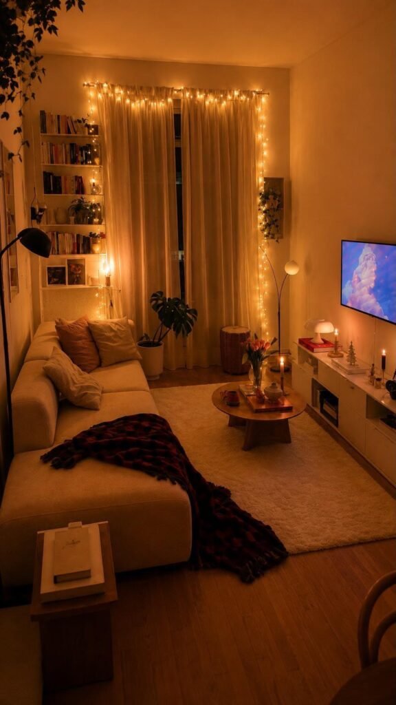 Soft Glow Aesthetic Living Room