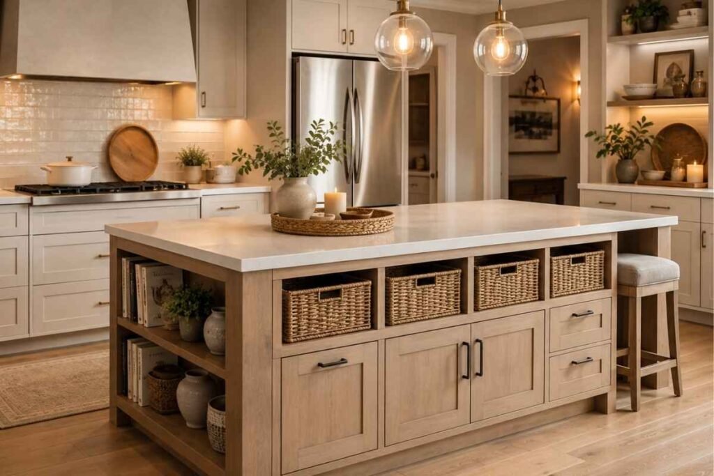 Use a Kitchen Island With Storage