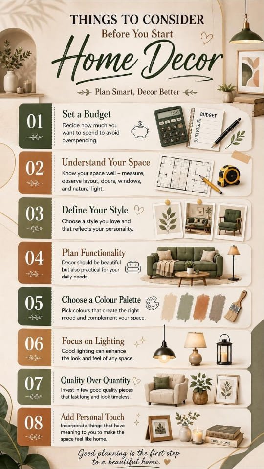 Things to Consider Before Decorating Your Home