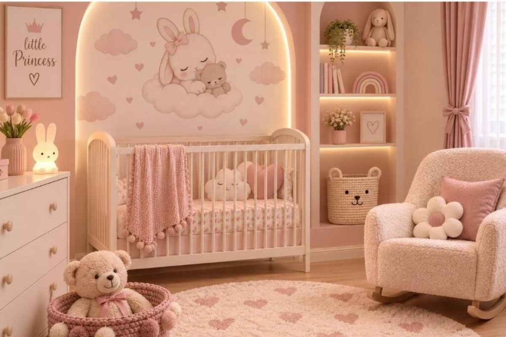 Blush Pink & Cream Nursery