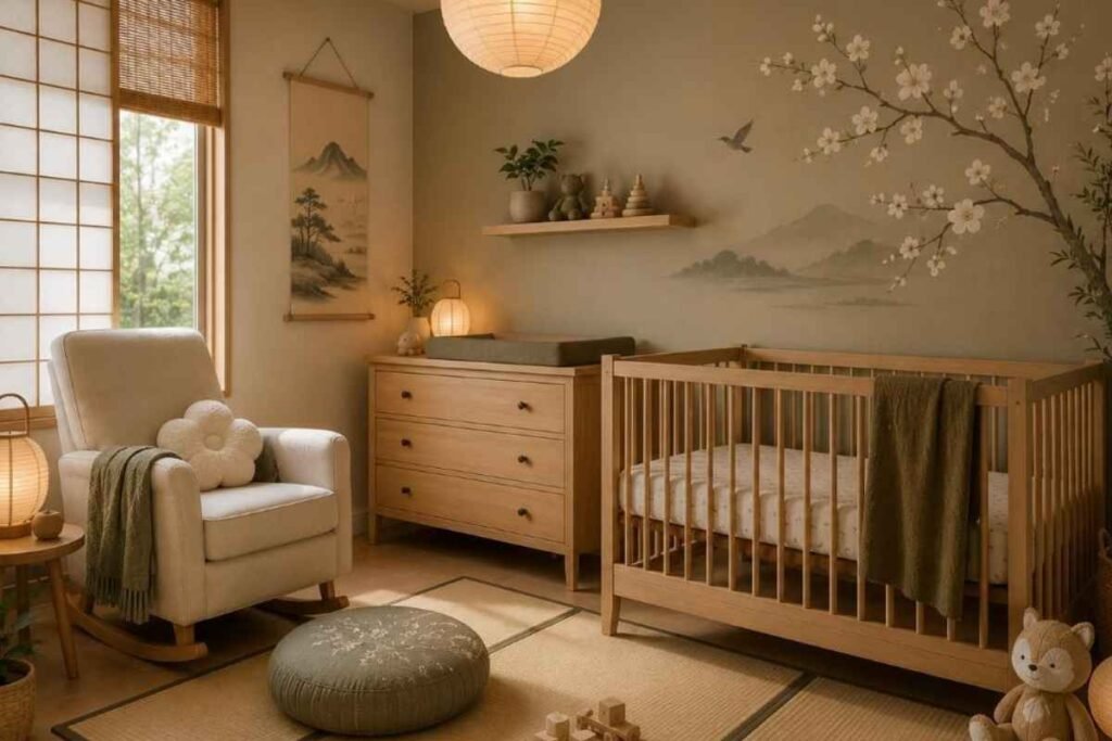 Japandi-Inspired Nursery