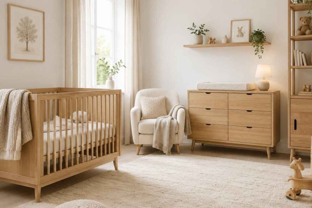 Scandinavian White & Oak Nursery
