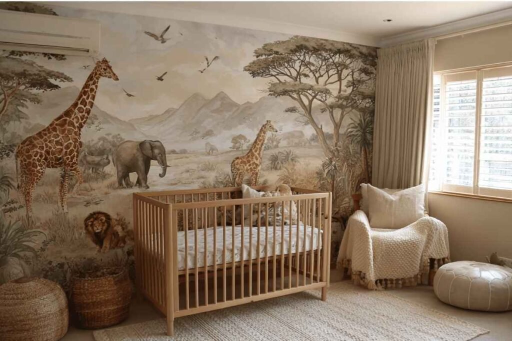 Neutral Animal-Themed Nursery