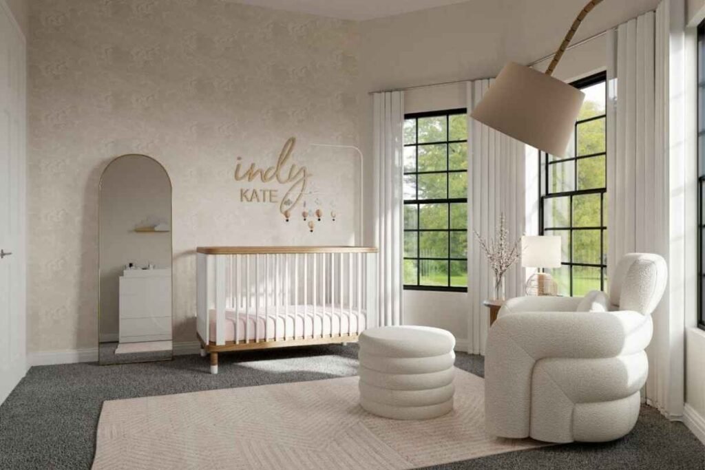 Modern Neutral Nursery With Timeless Details