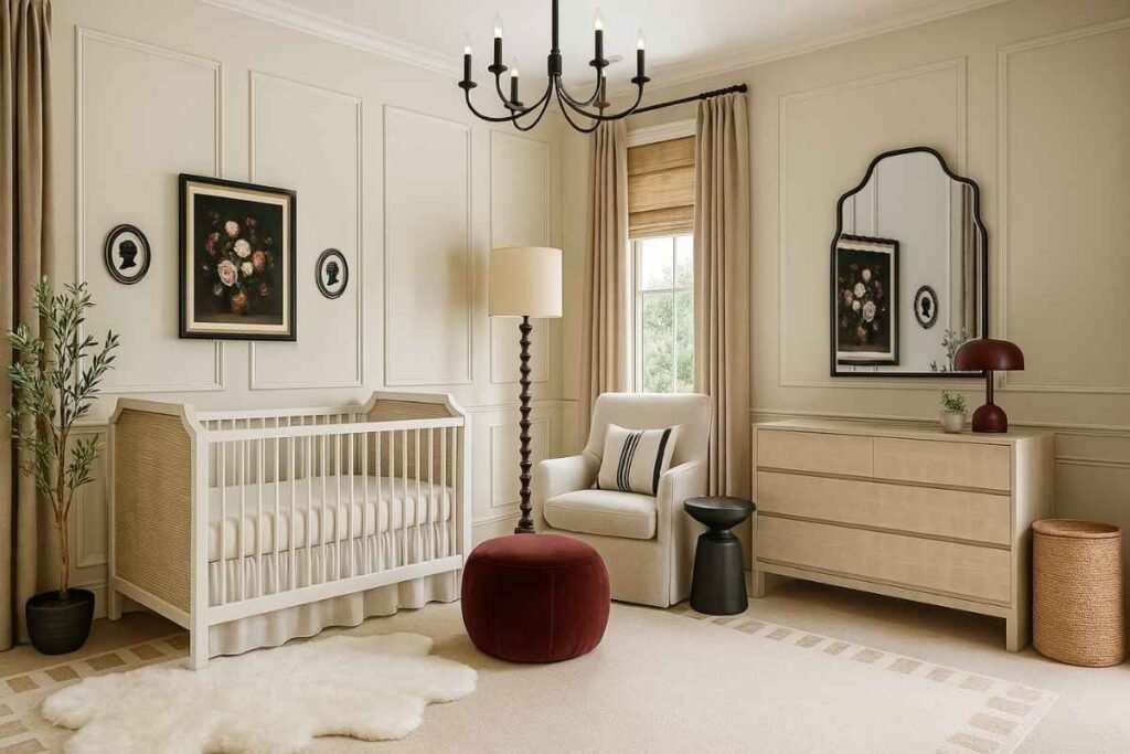 Parisian-Inspired Elegant Nursery