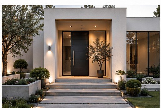 Modern Minimalist Entrance