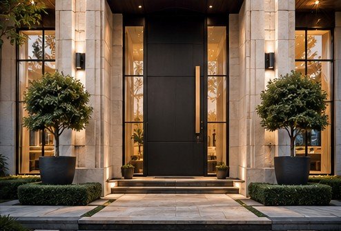 Luxury Contemporary Entrance