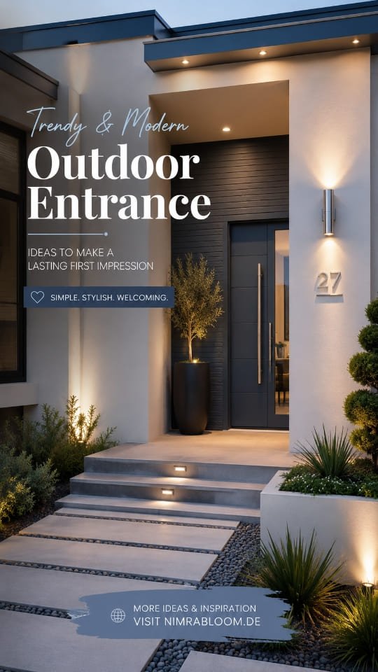 7 Modern Outdoor Entrance Styles to Create a Stylish First Impression