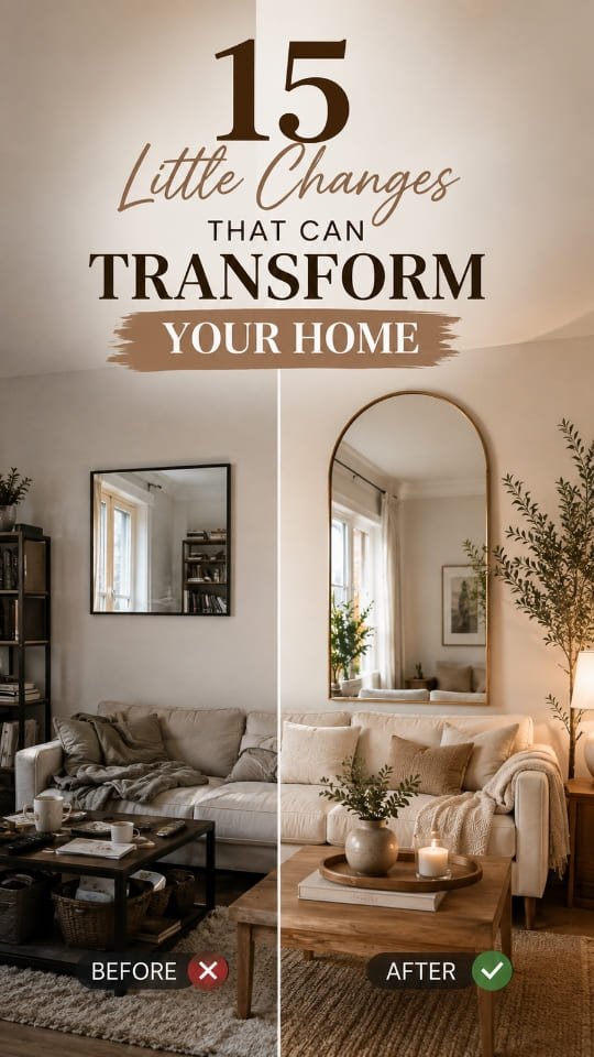 15 Little Changes That Can Transform Your Home