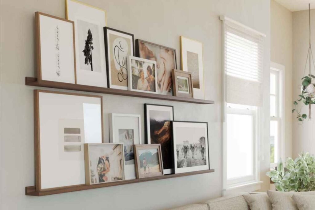 Picture Ledge Shelves for Art Lovers