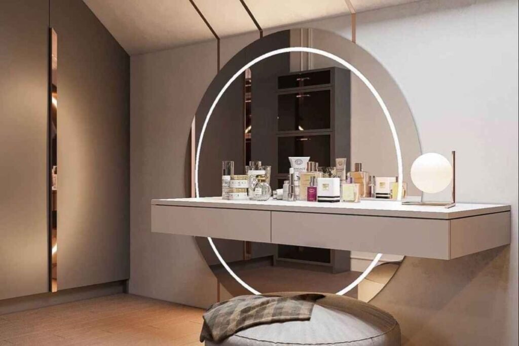 Modern Floating Vanity Dressing Area