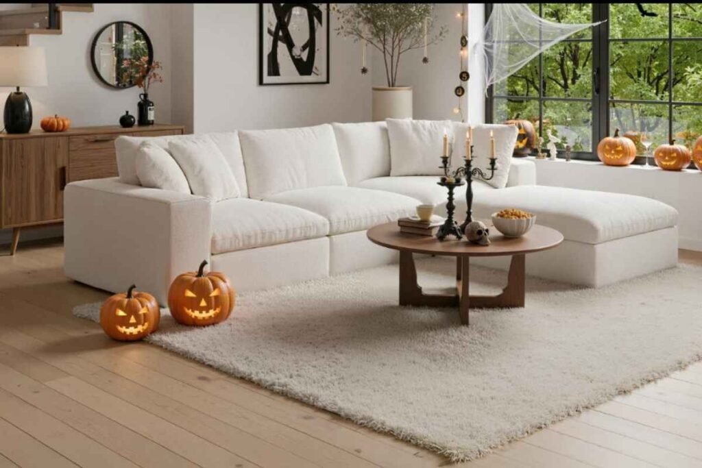 Soft Neutral Halloween Decor