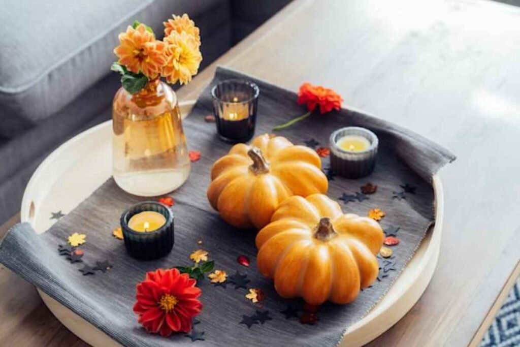 Halloween Coffee Table Vignette