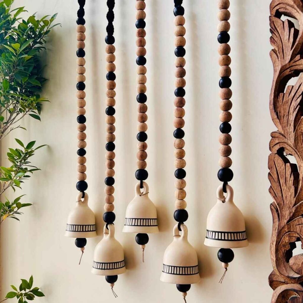 DIY Clay Wall Bells