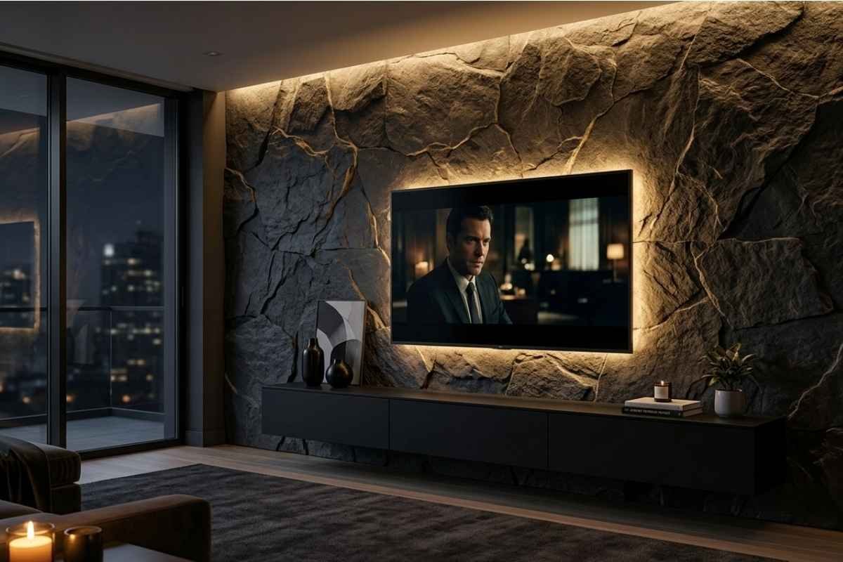 Complete Guide: How to Create a Luxury Backlit Stone TV Wall
