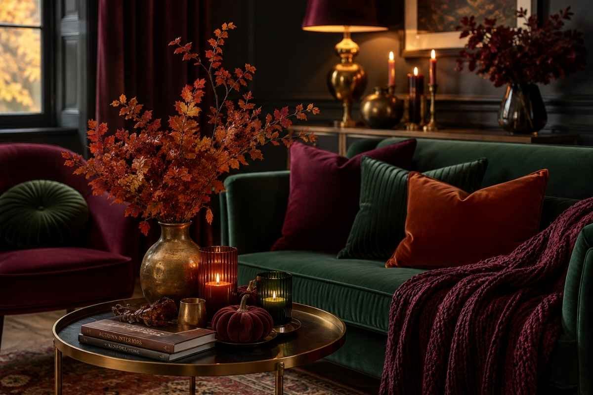 Cozy Fall Decor Ideas: Velvet Pumpkin Tablescape