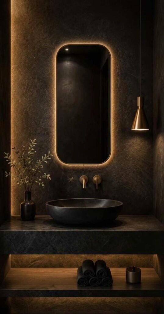 Moody Slate & Dark Marble Bowl Sinks