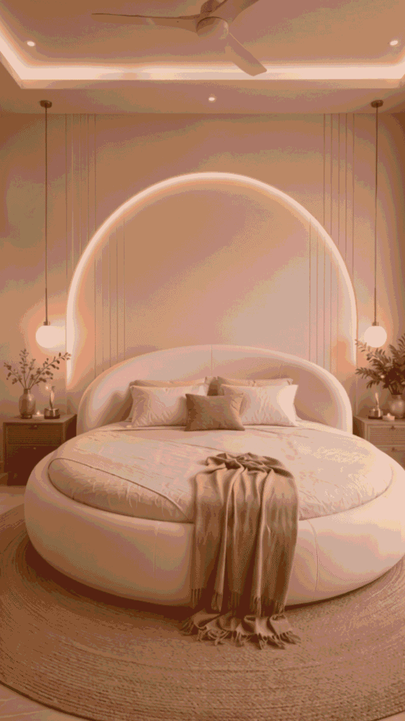 The Arched Slat Halo Cloud Bed