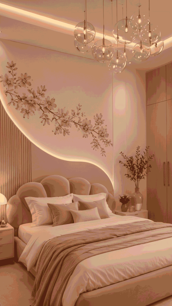 The Backlit Arc Sanctuary Cloud Bed
