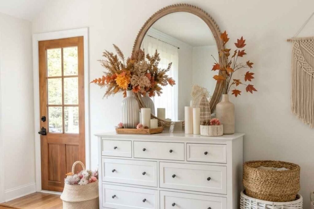 Style a Fall-Inspired Dresser