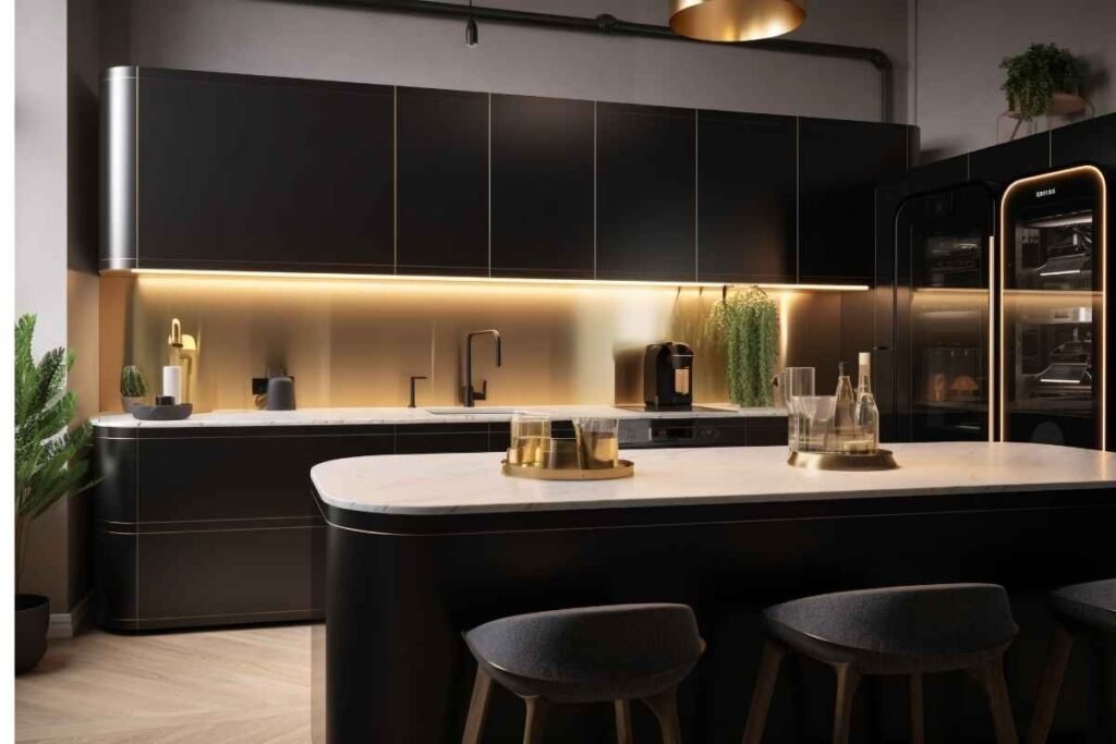 Dark Scandinavian Kitchen