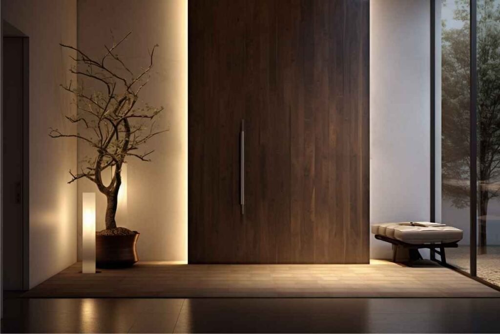 Dark Scandinavian Entryway