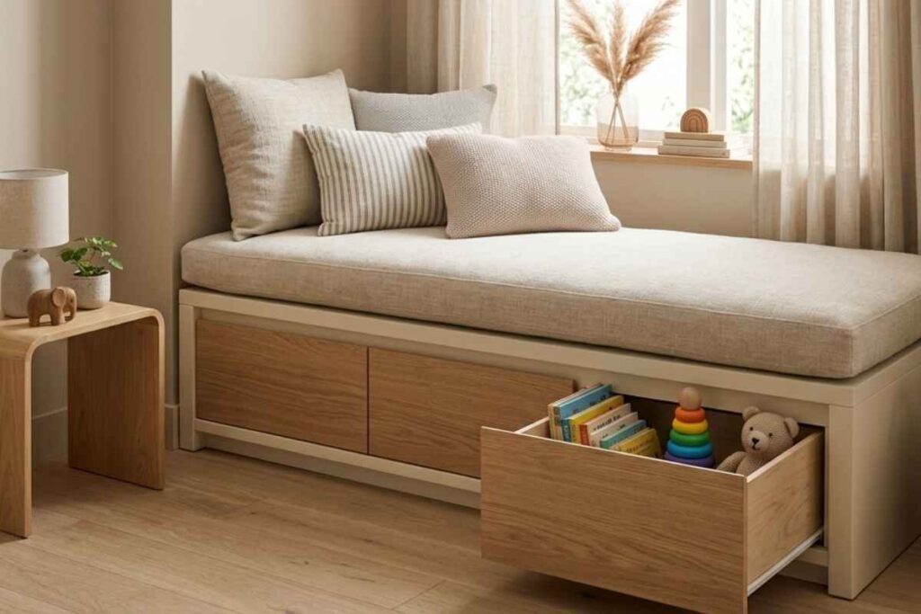 Build Hidden Drawers Under a Window Seat
