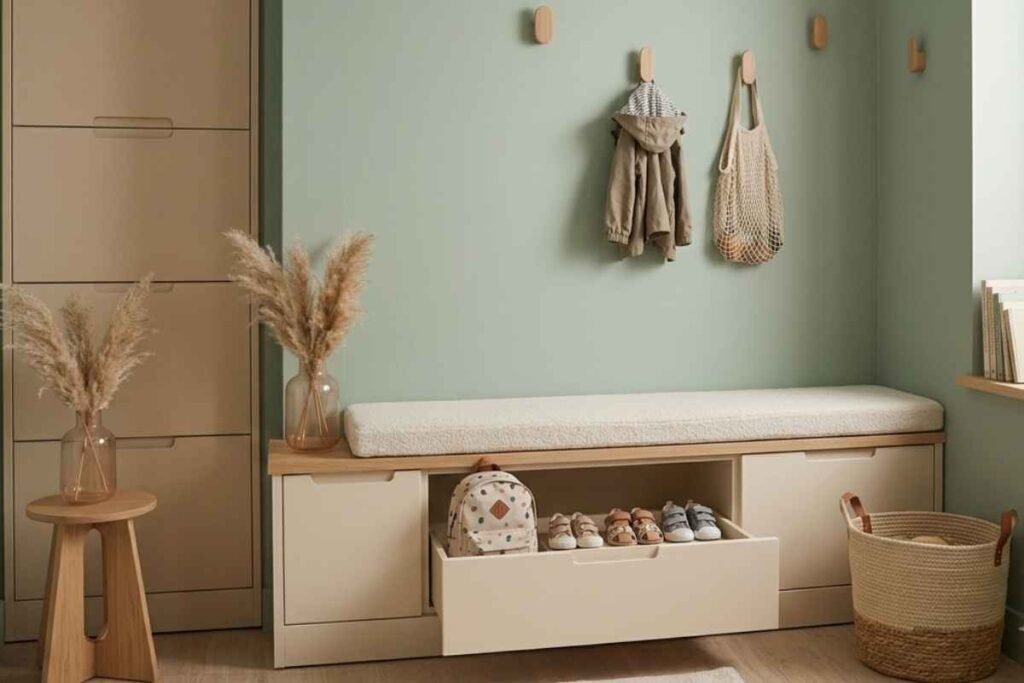 Hide Shoes and Bags Inside a Storage Bench
