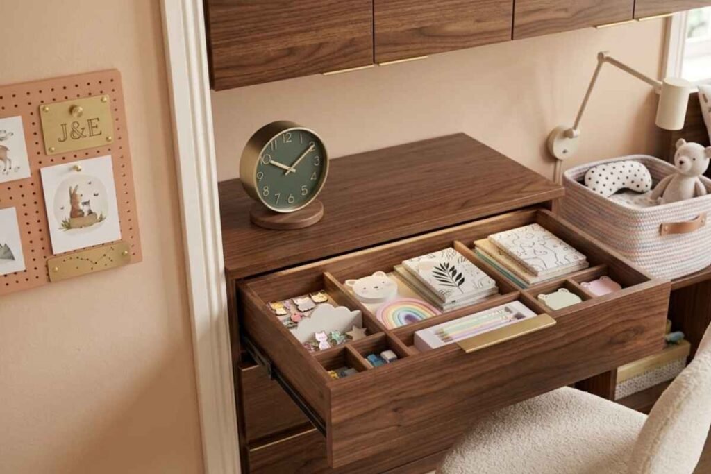 Turn the Study Desk Into a Hidden School Station