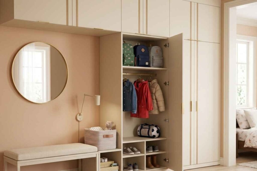 Build a Closed Entryway Drop Zone