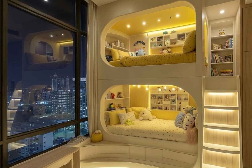 Sunshine Yellow Alcove Bunk