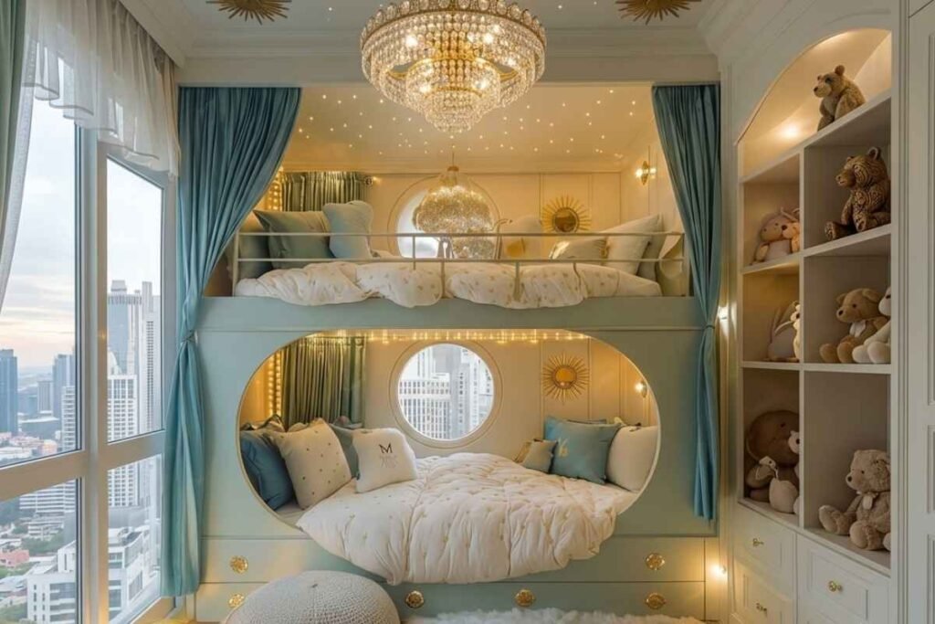 Blue Bay Window Bunk