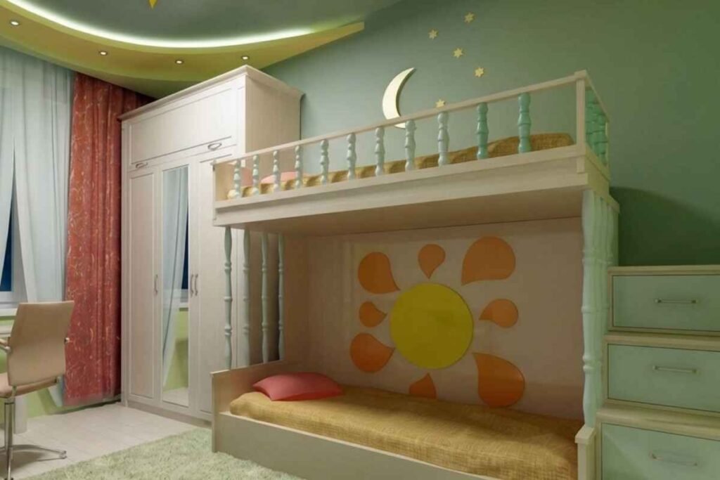 Green Cottage Canopy Bunk