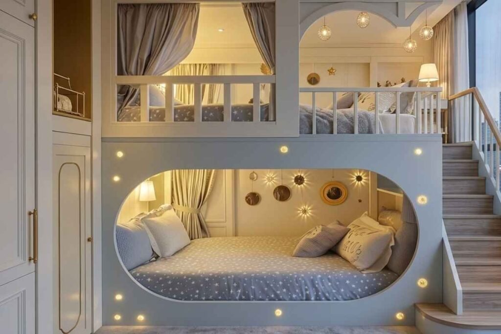 Starry Step-Up Bunk