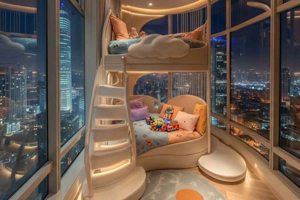 Aqua Spiral Stair Bunk
