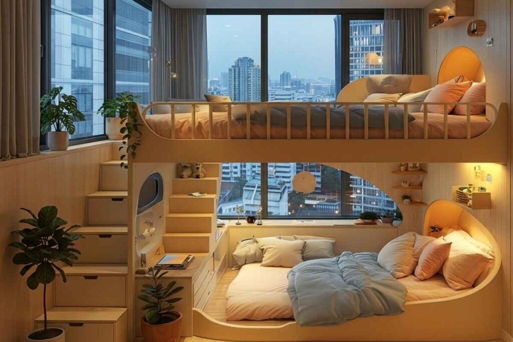 Window-Side Curved Nook Bunk