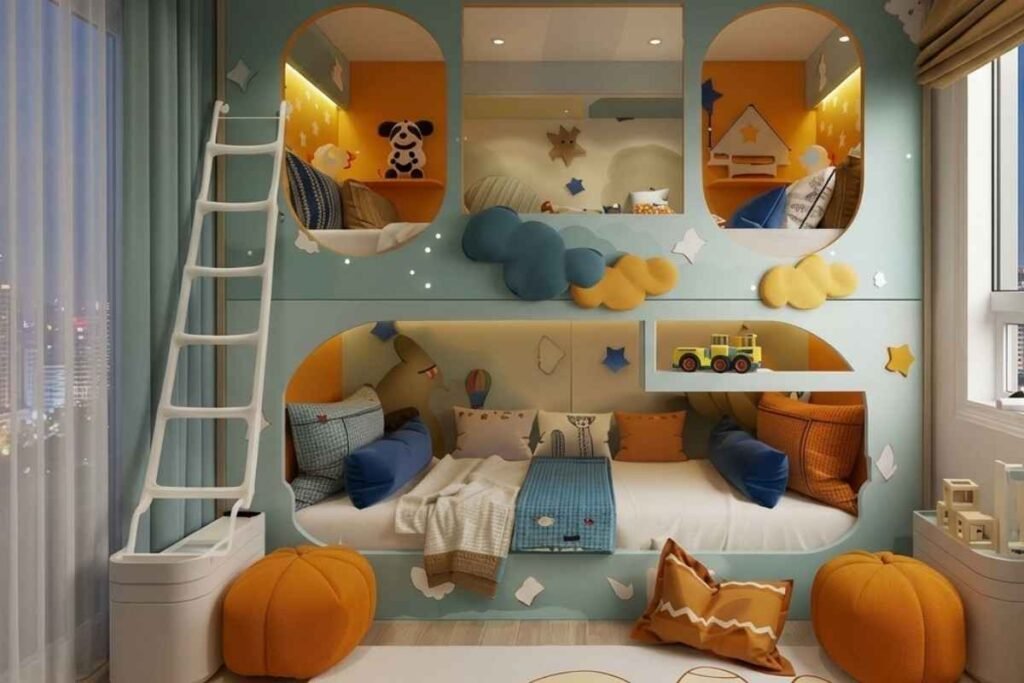 Pumpkin Cushion Nook Bunk