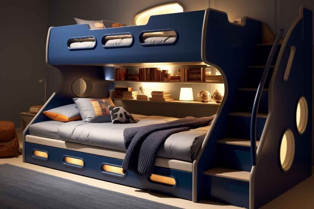 Midnight Blue Cocoon Bunk