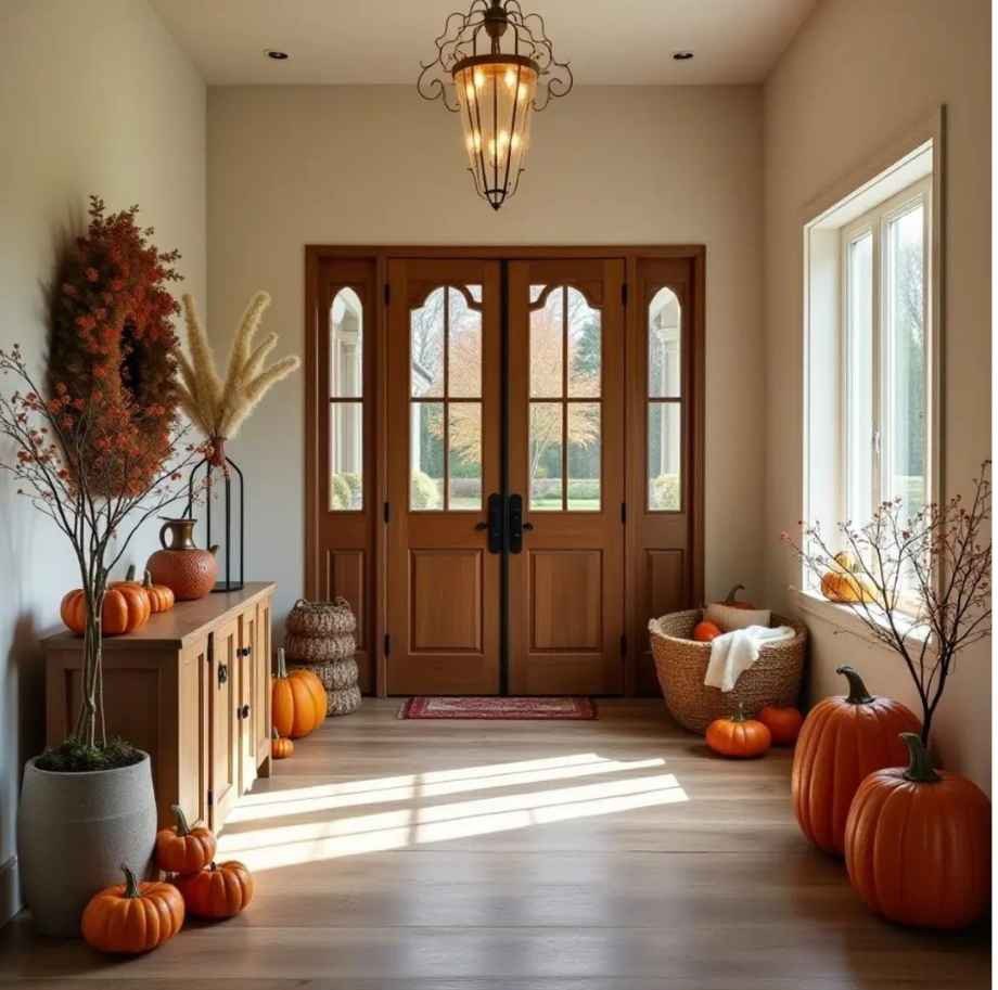 Use a Minimalist Pumpkin Cluster