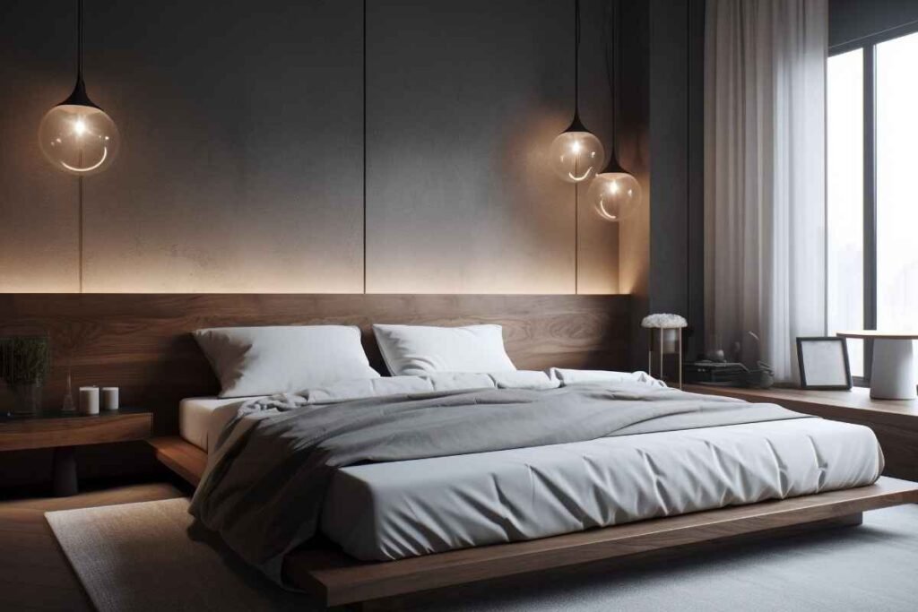 Elevated Scandinavian Bedroom with Soft Gray Tones